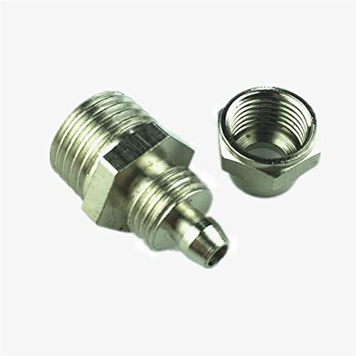 Acoplamiento rápido de aire comprimido, Tubo de aire conector 10PCS/LOT neumático accesorios de tipo tuerca de bloqueo,for tubo de 6 mm 8 mm (Color : For 12mm tube, Size : 3/8")