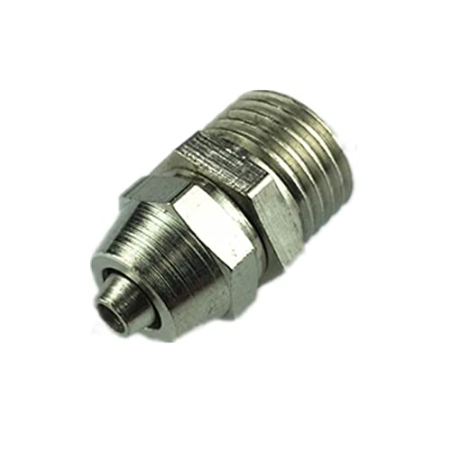 Acoplamiento rápido de aire comprimido, Tubo de aire conector 10PCS/LOT neumático accesorios de tipo tuerca de bloqueo,for tubo de 6 mm 8 mm (Color : For 12mm tube, Size : 3/8")