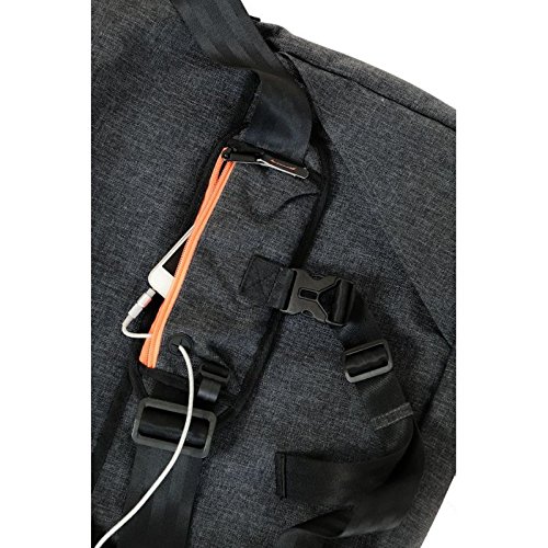 ACR GO City - Bolso Bandolera Reflectante para Bicicleta