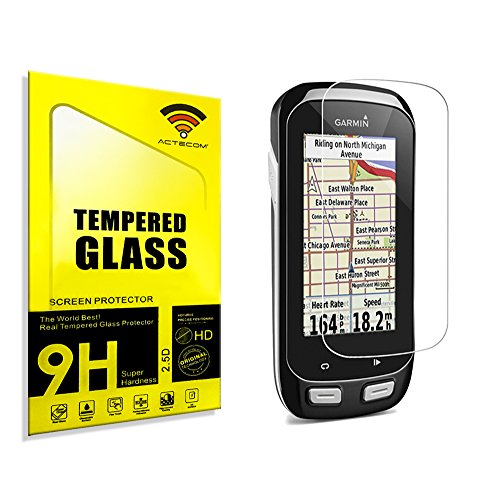 actecom® Protector Pantalla para Garmin Edge 1000 Cristal Vidrio Templado