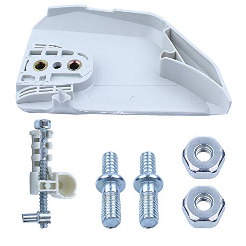 Adefol Cadena Cubierta de piñón con Tensor de Ajuste Tuerca para Stihl 017 018 021 023 025 MS170 MS180 MS210 MS230 MS250 Motosierra