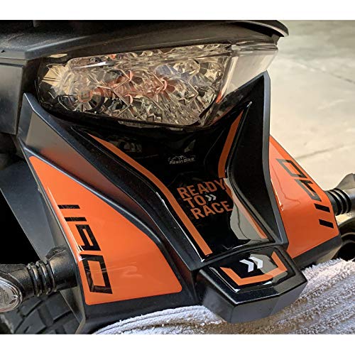 Adhesivo 3D para protección del cordón compatible con KTM 1190 Adventure 2013 – 2016 – Negro