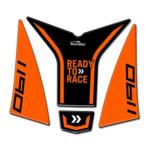 Adhesivo 3D para protección del cordón compatible con KTM 1190 Adventure 2013 – 2016 – Negro