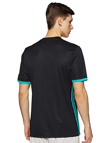 adidas A JSY Camiseta 2ª Equipación Real Madrid 2017-2018, Hombre, Negro (Negro/Arraer), XS