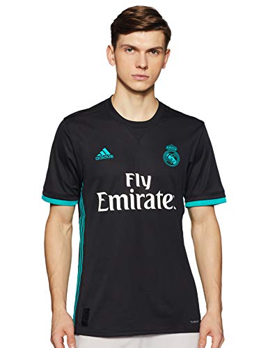 adidas A JSY Camiseta 2ª Equipación Real Madrid 2017-2018, Hombre, Negro (Negro/Arraer), XS