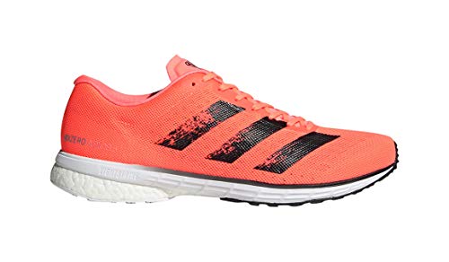 adidas Adizero Adios 5 M Zapatilla de deporte para hombre, Naranja (Coral/Negro/Blanco), 46 EU