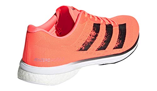 adidas Adizero Adios 5 M Zapatilla de deporte para hombre, Naranja (Coral/Negro/Blanco), 46 EU