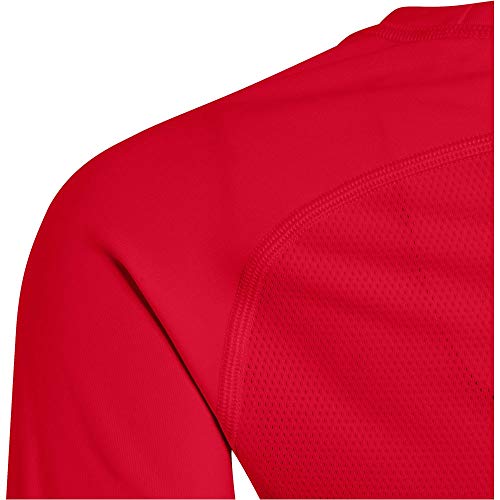 adidas Ask LS tee Y Camiseta de Manga Larga, Niños, Power Red, 1516