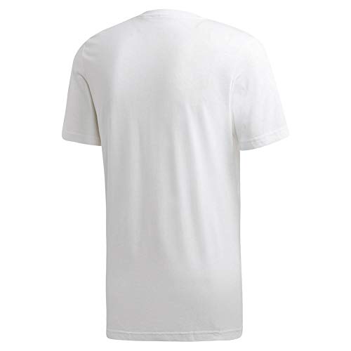 adidas Camiseta de Manga Corta para Hombre con Logo, Categoría Logo Tennis tee, Hombre, Color Blanco, tamaño XX-Large