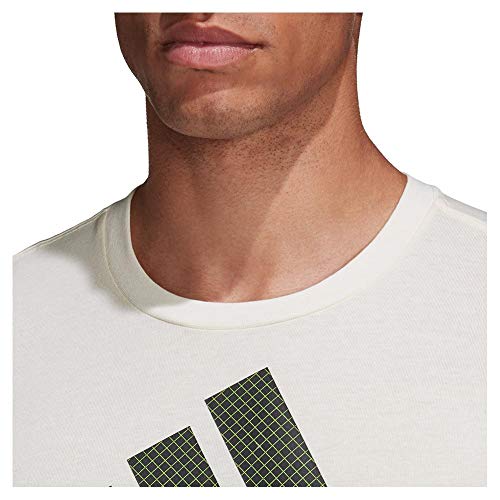 adidas Camiseta de Tenis de Manga Corta para Hombre, categoría Limitada, Categoría Limited Edition Camiseta de Tenis, Hombre, Color Blanco Crema, tamaño XL