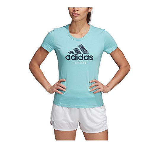 adidas Categoría Mujer Camiseta Manga Corta, Turquesa, XS