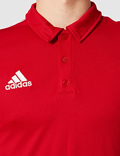 adidas CORE18 Camiseta Polo, Hombre, Power Red/White, M