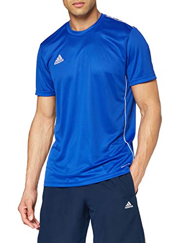 adidas CORE18 JSY T-Shirt, Hombre, Bold Blue/White, M