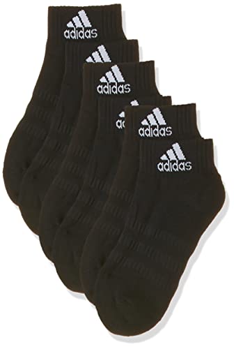 adidas Cush ANK 3PP Calcetines, Unisex Adulto, Negro, XS