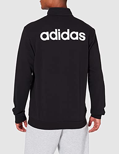 adidas E Lin TT FT Sudadera, Hombre, Black/White, L