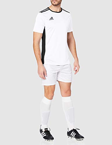 adidas Entrada 18 JSY T-Shirt, Hombre, White/Black, 1516