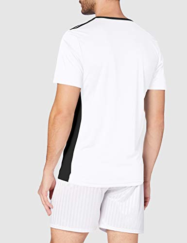 adidas Entrada 18 JSY T-Shirt, Hombre, White/Black, 1516