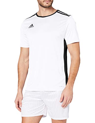 adidas Entrada 18 JSY T-Shirt, Hombre, White/Black, 1516