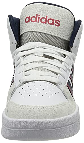 adidas ENTRAP Mid, Zapatillas de Baloncesto Hombre, FTWBLA/Maruni/Rojint, 45 1/3 EU