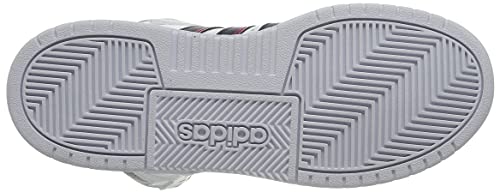 adidas ENTRAP Mid, Zapatillas de Baloncesto Hombre, FTWBLA/Maruni/Rojint, 45 1/3 EU
