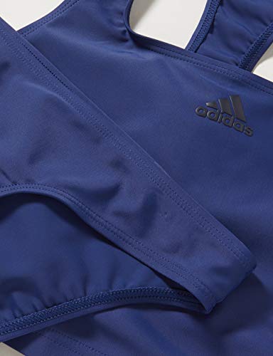 adidas Fit 2pc 3s Traje de Baño, Mujer, Tech Indigo, 40