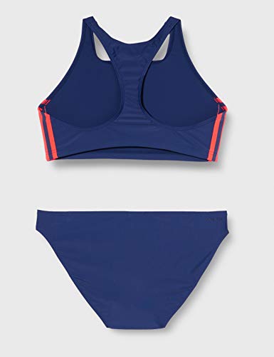 adidas Fit 2pc 3s Traje de Baño, Mujer, Tech Indigo, 40