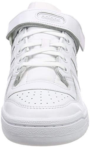 Adidas Forum Lo Refined, Zapatillas de Deporte Hombre, Blanco (Ftwbla/Ftwbla/Negbas 000), 45 1/3 EU