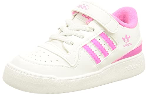 adidas Forum Low I, Zapatillas Unisex niños, FTWR White FTWR White Screaming Pink, 25 EU