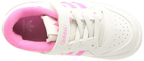 adidas Forum Low I, Zapatillas Unisex niños, FTWR White FTWR White Screaming Pink, 25 EU