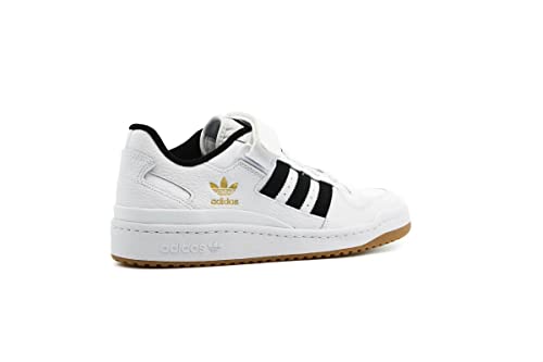 adidas Forum Low, Sneaker Hombre, Cloud White/Core Black/Gum, 44 EU