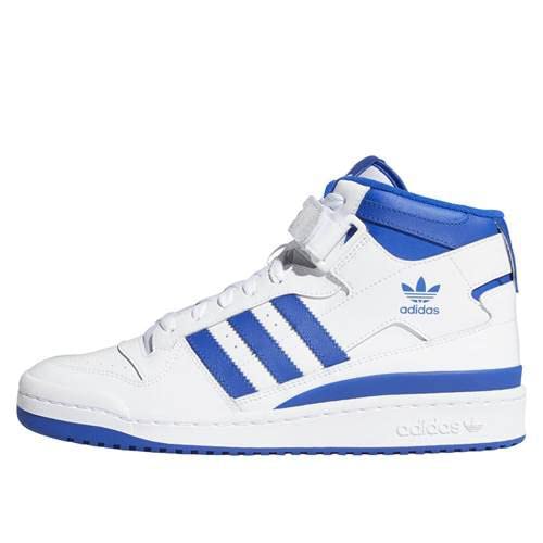 adidas Forum Mid, Zapatillas Hombre, FTWR White Team Royal Blue FTWR White, 42 EU