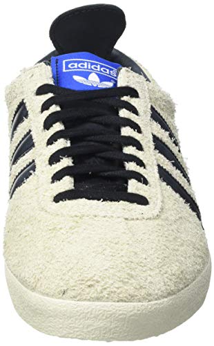 adidas Gazelle Vintage, Sneaker Hombre, Cream White/Core Black/Blue, 44 2/3 EU