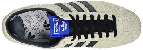 adidas Gazelle Vintage, Sneaker Hombre, Cream White/Core Black/Blue, 44 2/3 EU