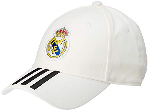 adidas Gorra para Adultos Real 3 Stripes Core White/Black, OSFM