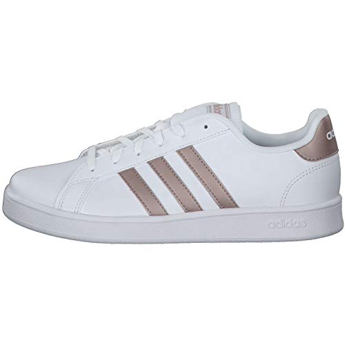 adidas Grand Court, Sneaker, Multicolor Ftwwht Coppmt Glopnk 000, 38 EU