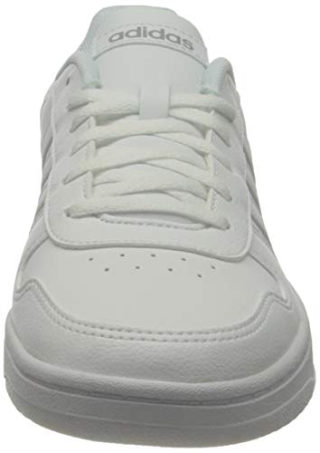 adidas Hoops 2.0, Basketball Shoe Mujer, Cloud White/Cloud White/Grey, 41 1/3 EU