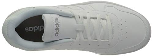 adidas Hoops 2.0, Basketball Shoe Mujer, Cloud White/Cloud White/Grey, 41 1/3 EU
