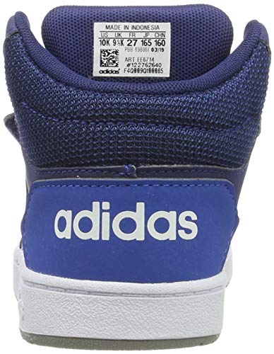 adidas Hoops Mid 2.0 I, Zapatillas Unisex niños, Azul (Dark Blue/Blue/Footwear White 0), 21 EU