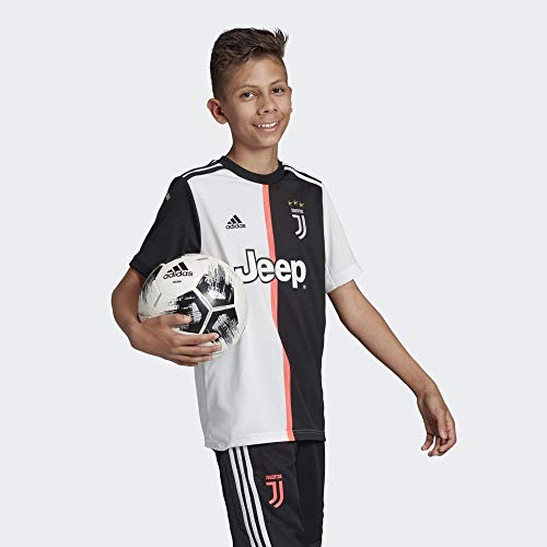 adidas Juve H Y Camiseta de Manga Corta, Niños, Negro (Black/White), 1516