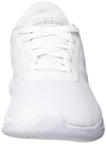 adidas Lite Racer 2.0, Road Running Shoe Mujer, Grey/Footwear White/Champagne Metallic, 40 EU