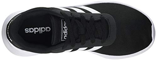 adidas Lite Racer 2.0, Sneaker Mujer, Core Black/Footwear White/Footwear White, 38 EU