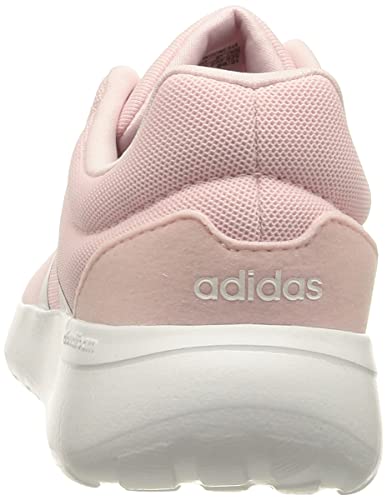 adidas Lite Racer CLN 2.0, Road Running Shoe, Clear Pink/Cloud White/Cloud White, 37 1/3 EU