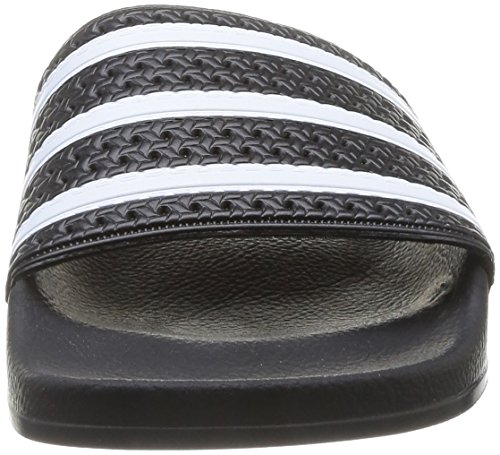 adidas Originals Adilette, Slide Sandal Hombre, Negro Black White Black, 43 EU