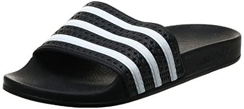 adidas Originals Adilette, Slide Sandal Hombre, Negro Black White Black, 43 EU