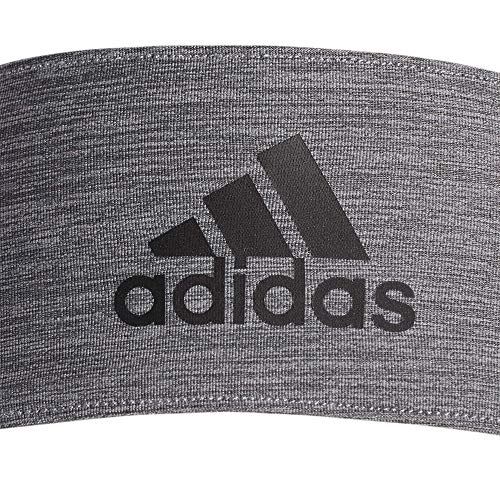 adidas Originals Alphaskin Plus - Cinta para la Cabeza, Color Gris y Negro, Talla única