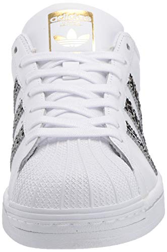 adidas Originals - Legado Superstar Mujer , Multi (blanco/negro/dorado metálico), 37.5 EU