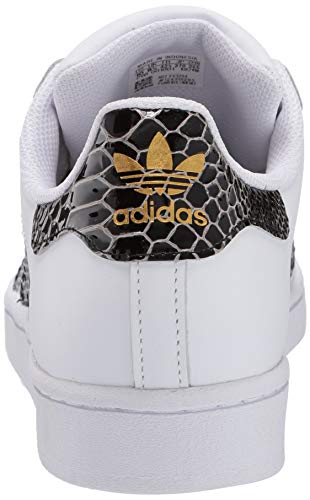 adidas Originals - Legado Superstar Mujer , Multi (blanco/negro/dorado metálico), 37.5 EU