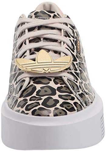 adidas Originals womens Adidas Sleek Super Clear Brown/Screaming Pink/Gold Metallic 6.5