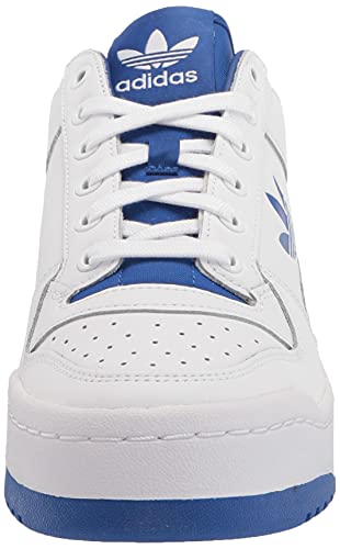 adidas Originals Women's Forum Bold Sneaker, White/White/Team Royal Blue, 11