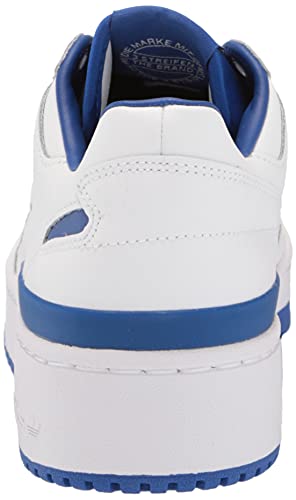 adidas Originals Women's Forum Bold Sneaker, White/White/Team Royal Blue, 11